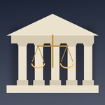 The litigants on the screen are not actors
